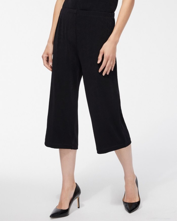 Women's Travelers Classic Meredith Cropped Pants - Black