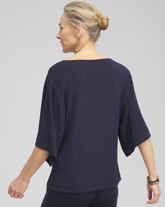 Women's Travelers Kimono Sleeve Top - Travelers India Ink