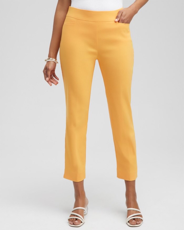 Women's Brigitte Slim Cropped Pants - Mango Sorbet