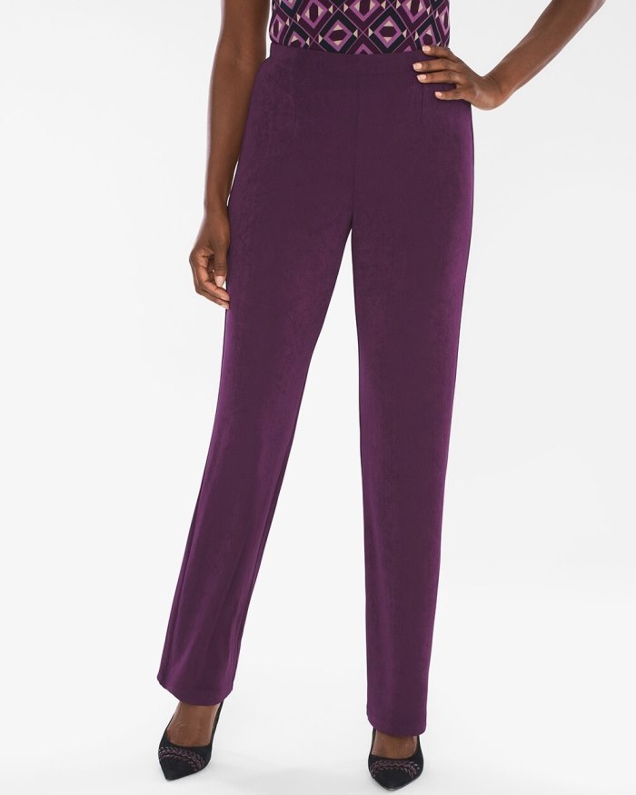 Women's Travelers Classic No Tummy Pants - Mystique Purple