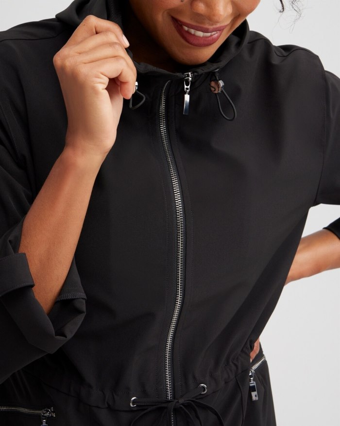 Women's Zenergy UPF Neema Anorak Jacket - Black