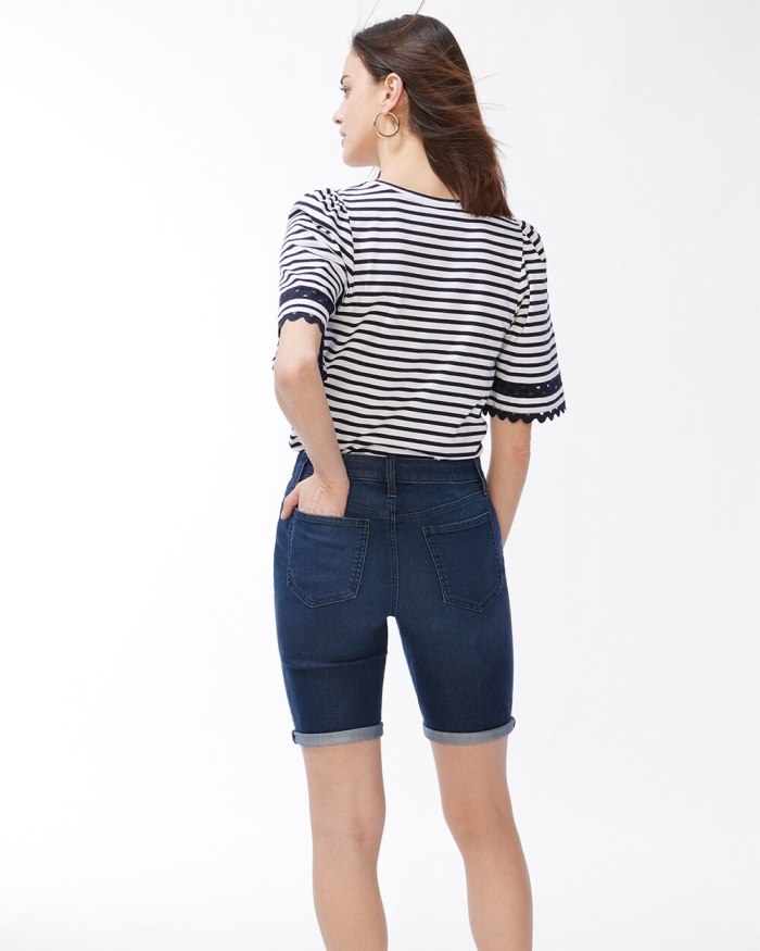 Women's Girlfriend Shorts - Anchor Indigo