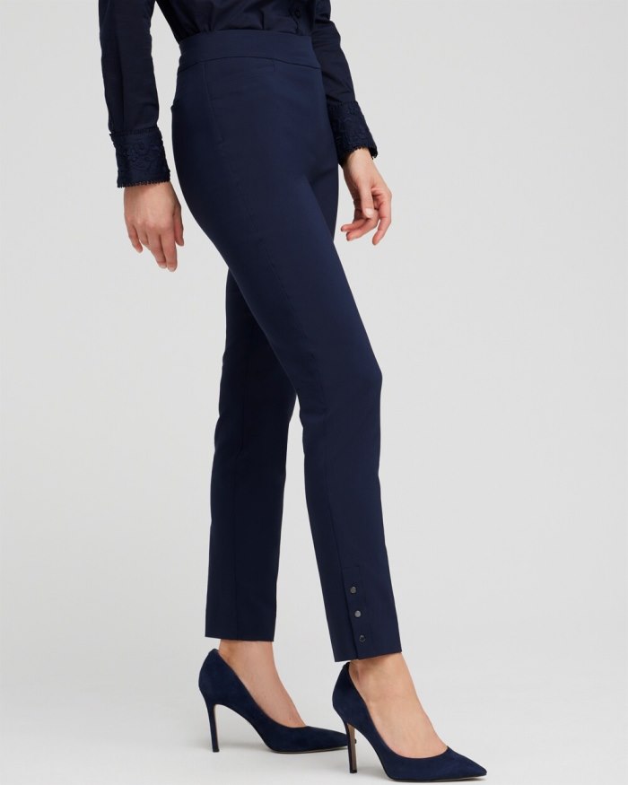 Women's Brigitte Rivet Ankle Pants - Ink