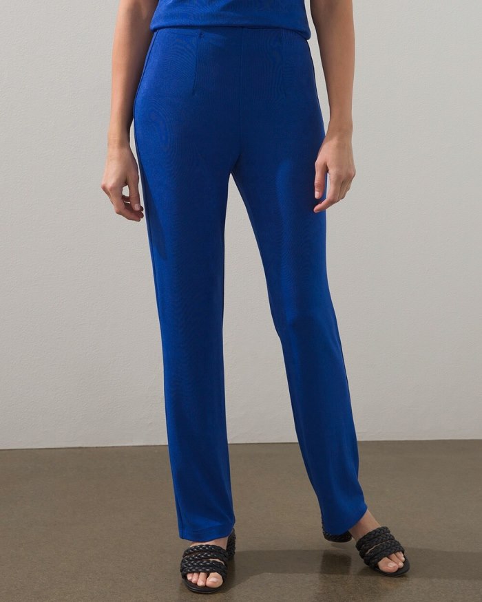 Women's Travelers Classic No Tummy Pants - Rich Cobalt - Click Image to Close