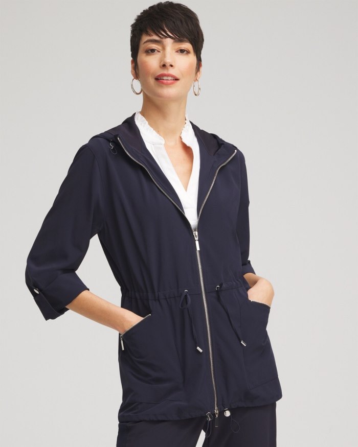 Women's Zenergy UPF Neema Anorak Jacket - Classic Navy