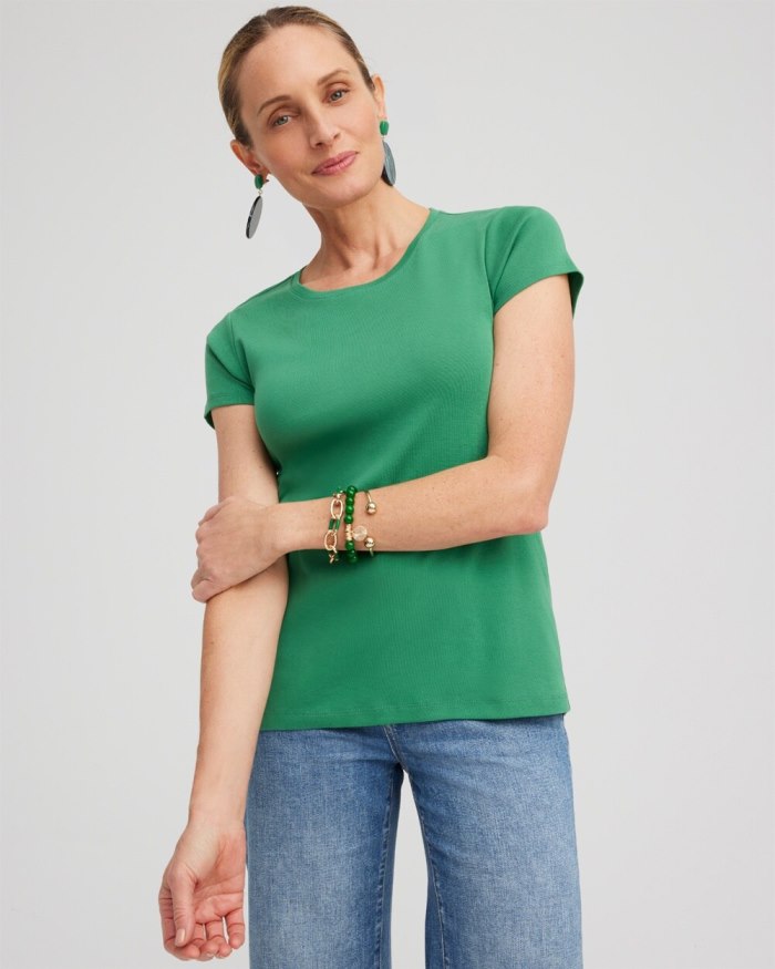 Women's Cap Sleeve Tee - Twisted Ivy