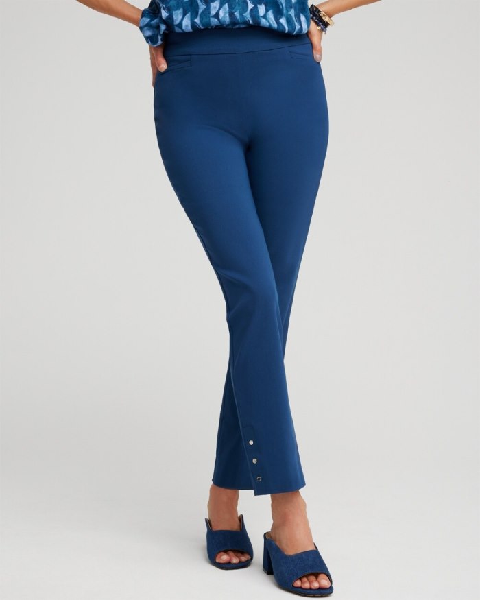 Women's Brigitte Rivet Ankle Pants - Azores Blue