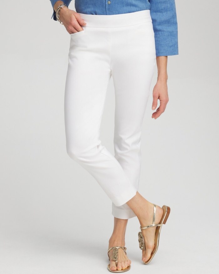 Women's Brigitte Slim Cropped Pants - Alabaster