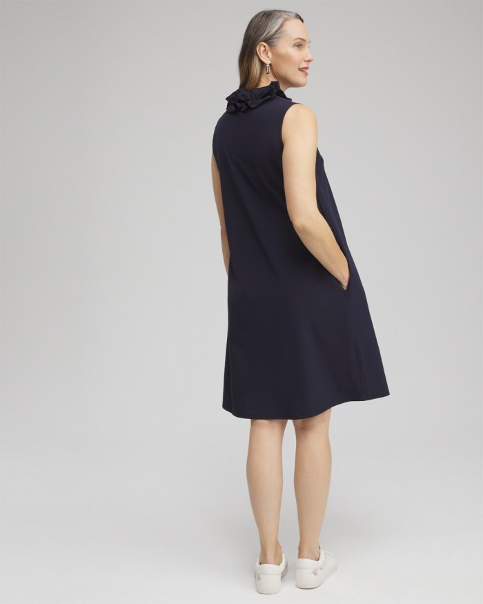 Women's Zenergy Neema UPF Ruffle Dress - Classic Navy