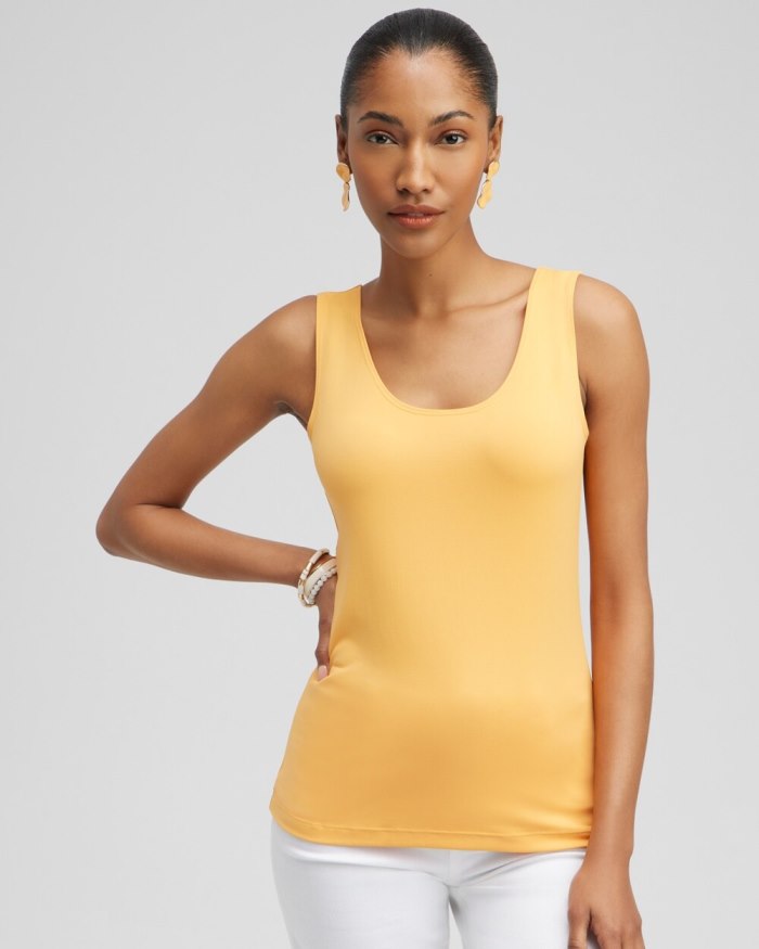 Women's Microfiber Tank - Mango Sorbet - Click Image to Close