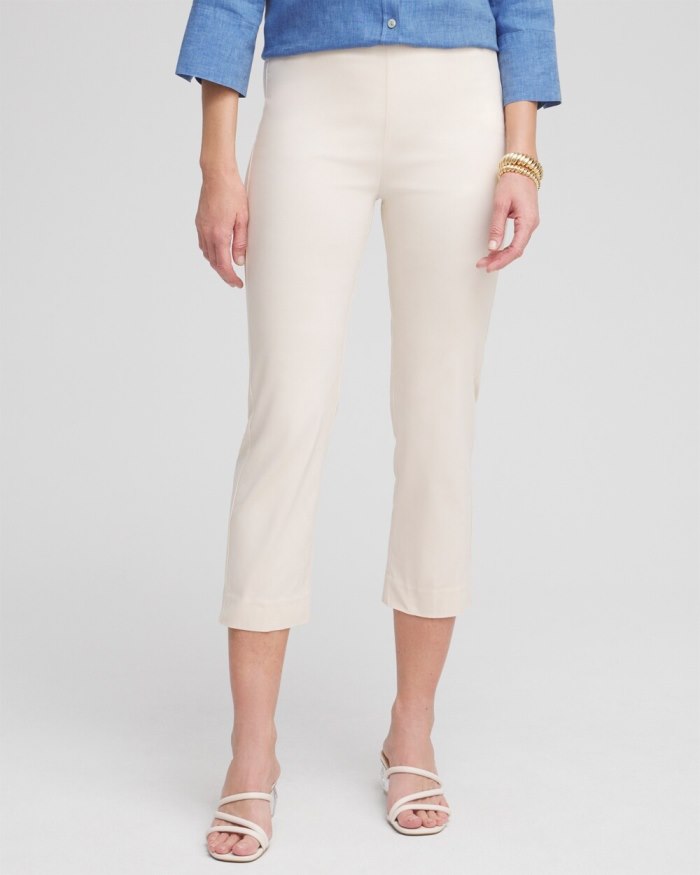 Women's Juliet Straight Cropped Pants - English Cream - Click Image to Close