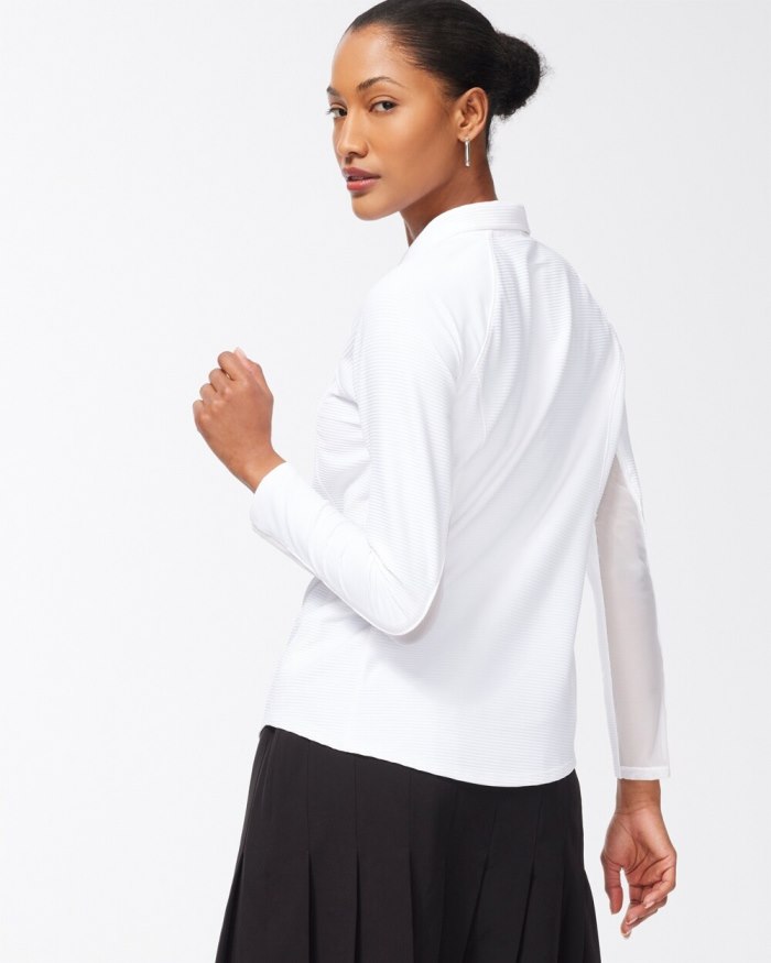 Women's Zenergy Mesh Detail Zip Pullover - Twisted Ivy