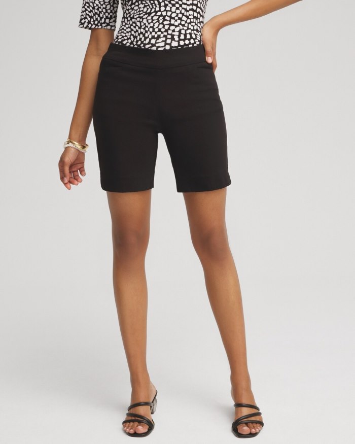 Women's So Slimming Brigitte Slim Shorts - 7" - Black