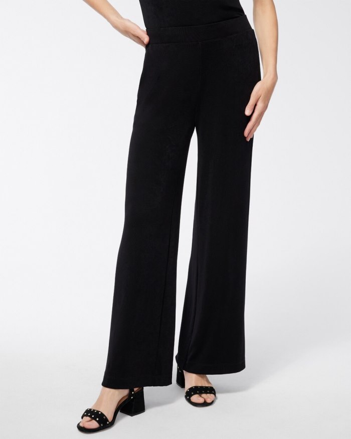 Women's Travelers Wide Leg Pocket Pants - Travelers Black - Click Image to Close