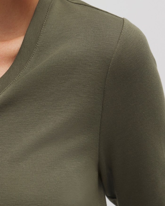 Women's Everyday 3/4 Sleeve Tee - Verdant Green