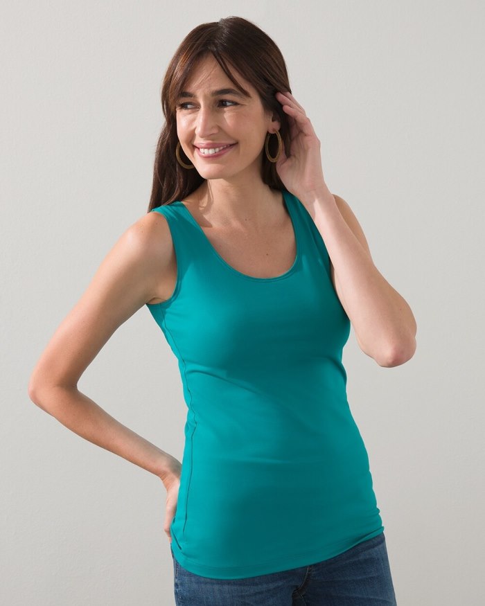 Women's Microfiber Tank - Fanfare Green