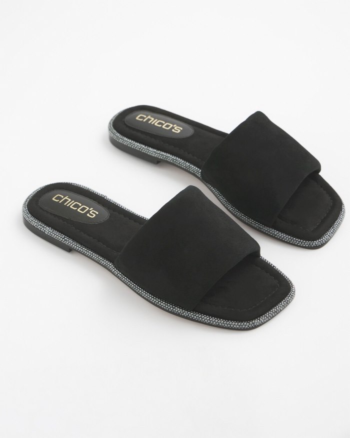 Women's Suede Slides - Briar Brown