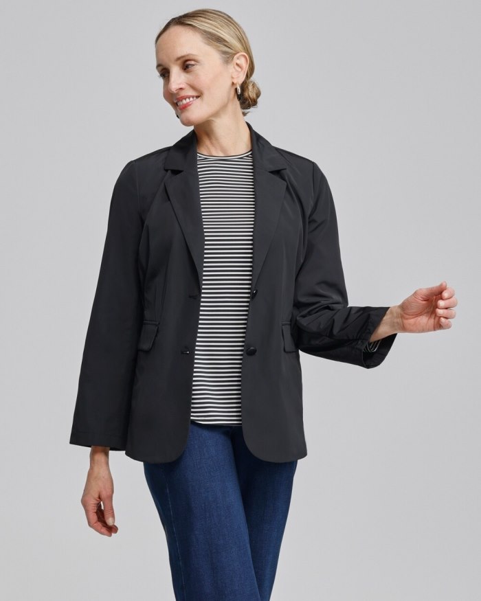 Women's Zenergy Water Repellent Blazer - Black