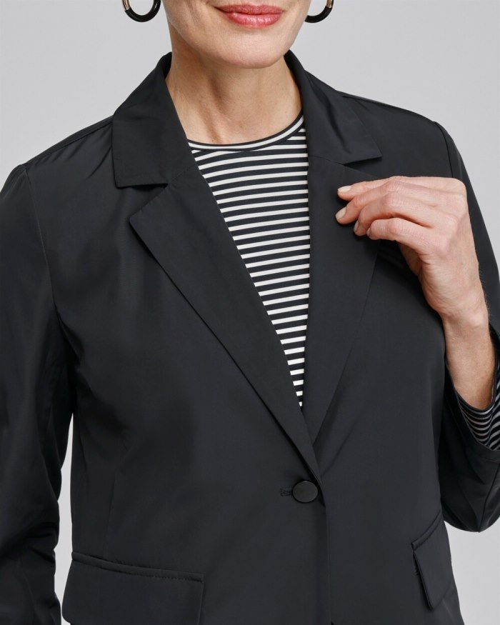 Women's Zenergy Water Repellent Blazer - Black