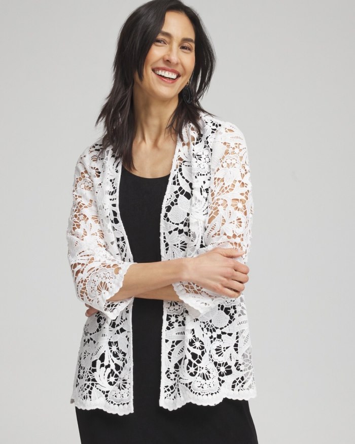 Women's Travelers Collection Lace Jacket - Travelers Winter Drift