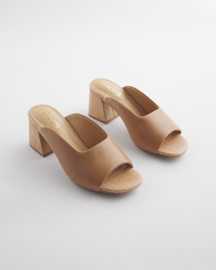 Women's Neutral Modern Heels - Tan