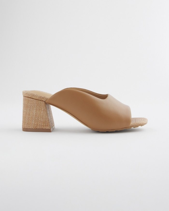 Women's Neutral Modern Heels - Tan