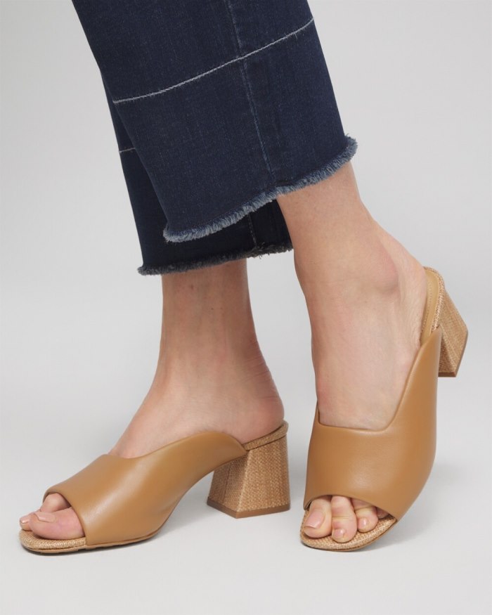 Women's Neutral Modern Heels - Tan