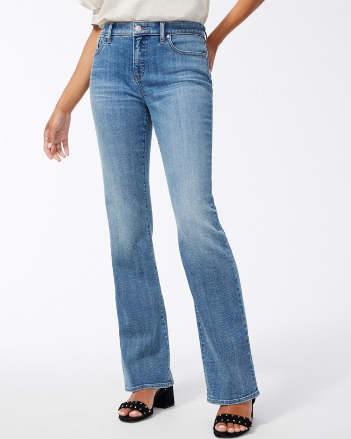 Women's Girlfriend Flare Jeans - Clyde Road Indigo