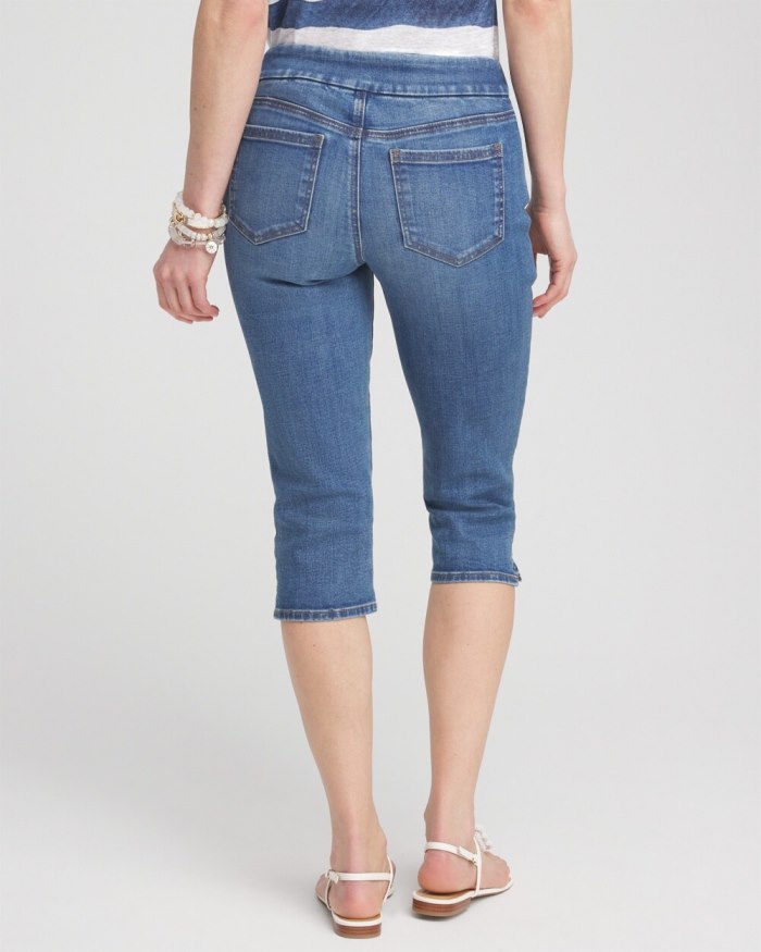 Women's 17" Pull on Capris - Castlebar Indigo