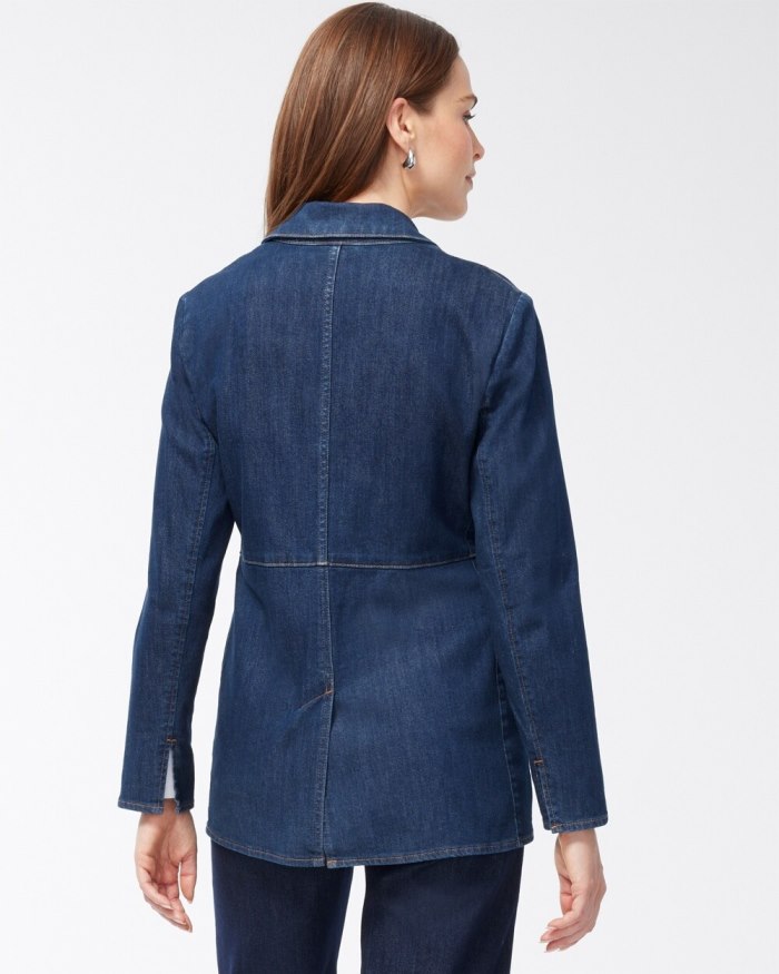 Women's Denim Blazer - Sycamore Indigo