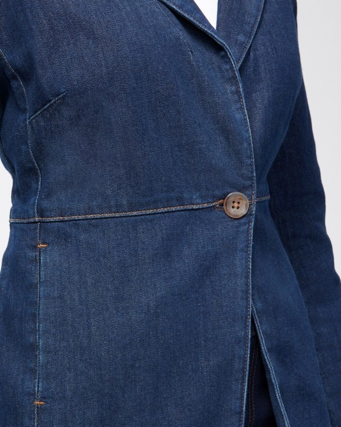 Women's Denim Blazer - Sycamore Indigo