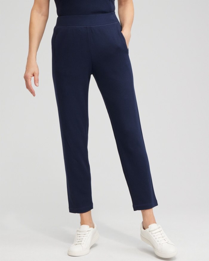 Women's Zenergy Waffle Knit Pants - Classic Navy