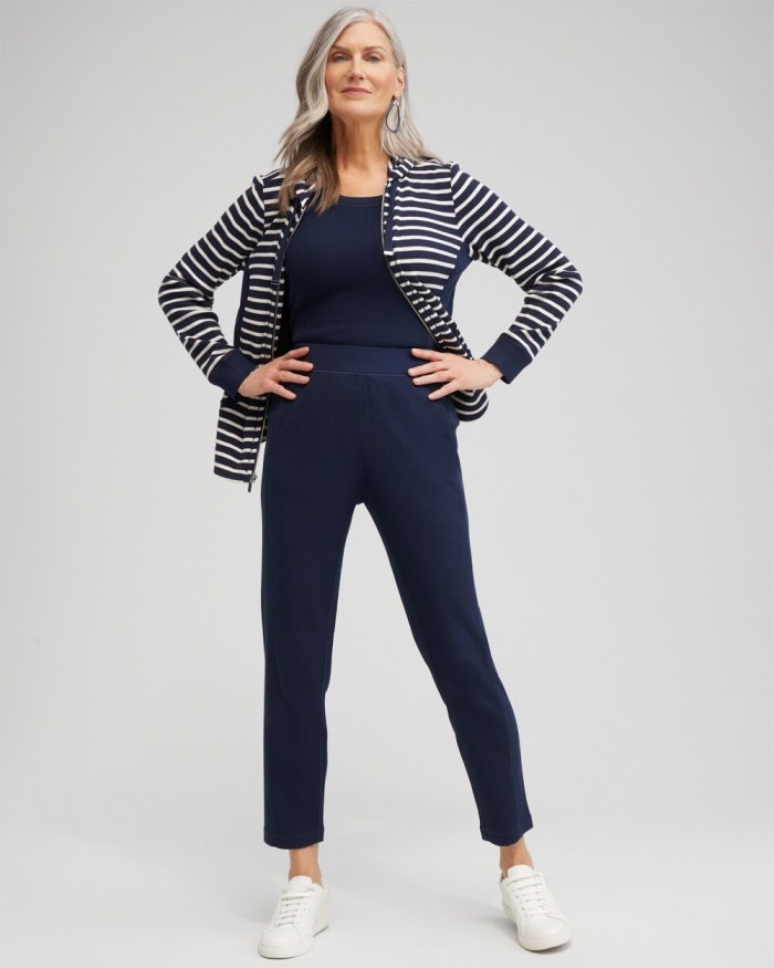 Women's Zenergy Waffle Knit Pants - Classic Navy