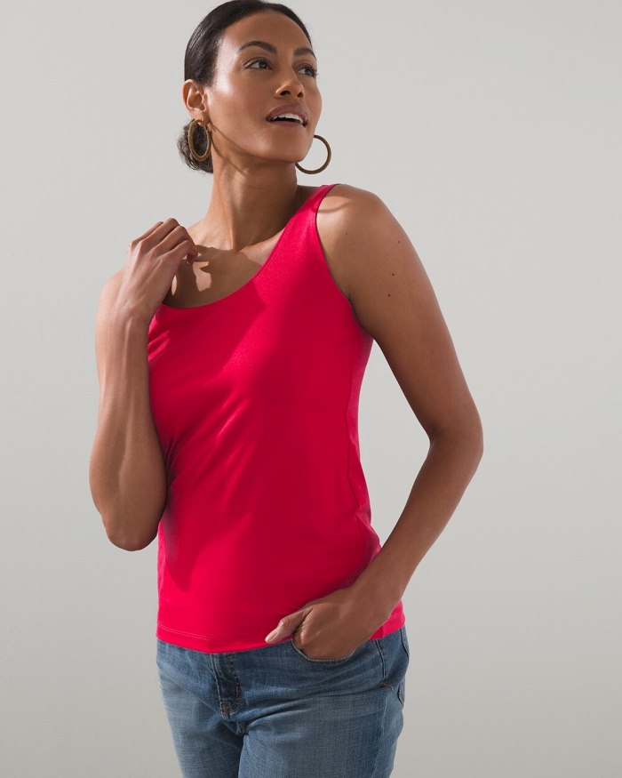 Women's Microfiber Tank - Wild Poppy