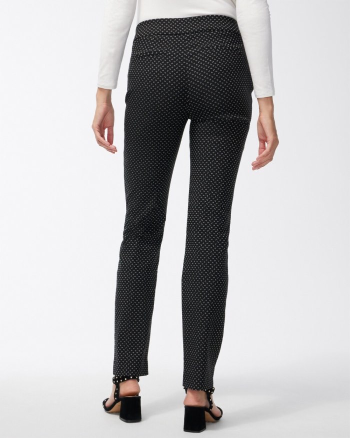 Women's Brigitte Jacquard Stamp Pants - Black/Alabaster