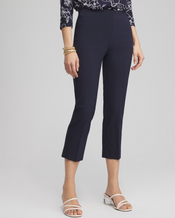 Women's Juliet Straight Cropped Pants - Ink