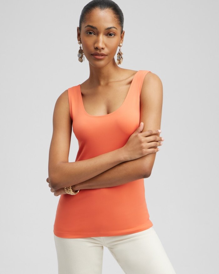 Women's Microfiber Tank - Nectarine - Click Image to Close