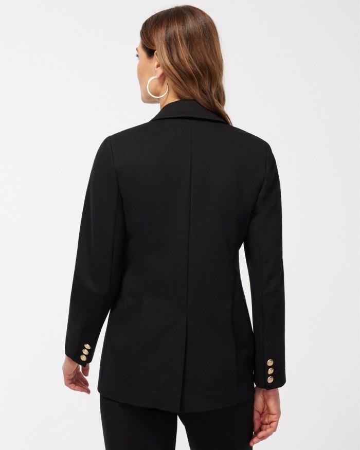 Women's Ponte Blazer - Wild Poppy