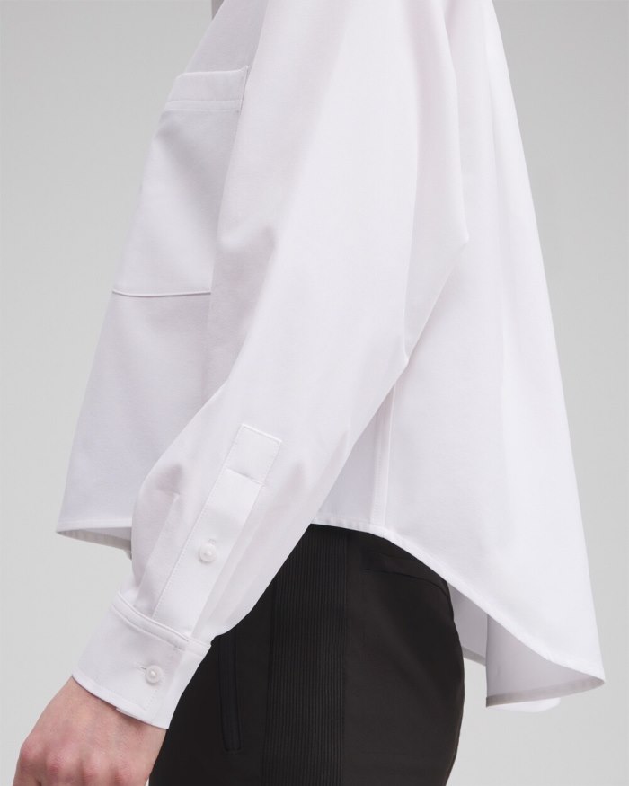 Women's Zenergy Neema Cropped Shirt - Alabaster