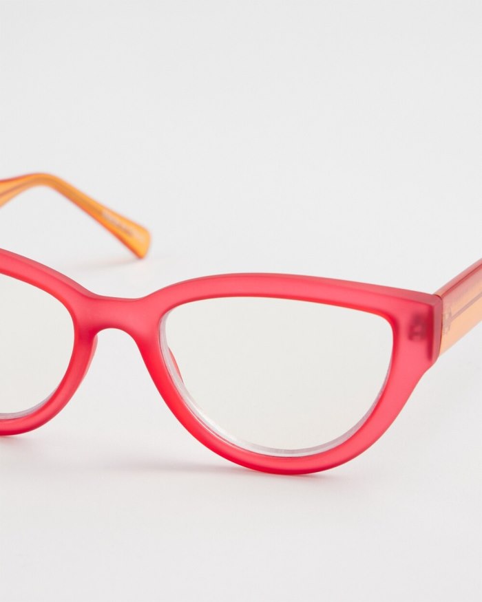 Women's Orange Cateye Readers - Orange