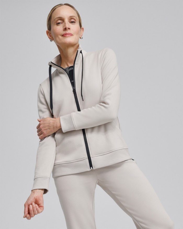 Women's Zenergy Double Knit Jacket - Smokey Taupe