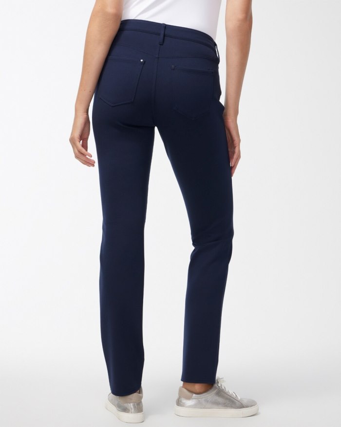 Women's Ponte 5-Pocket Slim Pants - Ink