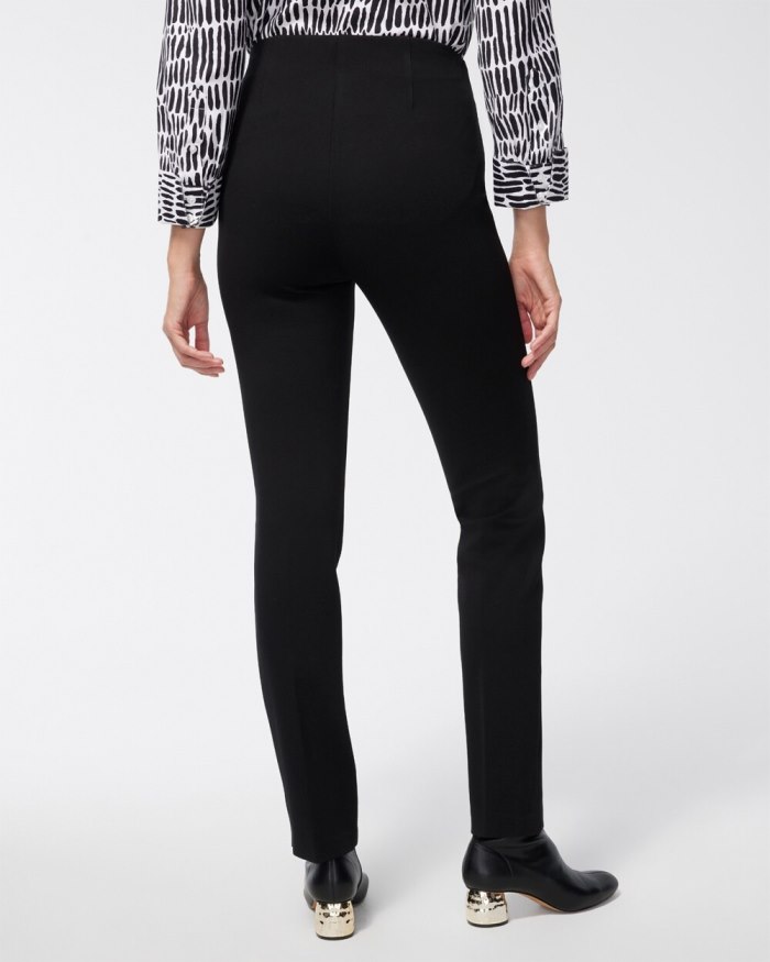 Women's Juliet Ponte Trim Detail Pants - Wild Poppy