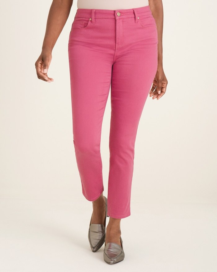 Women's So Slimming Girlfriend Ankle Jeans - Rose Mist