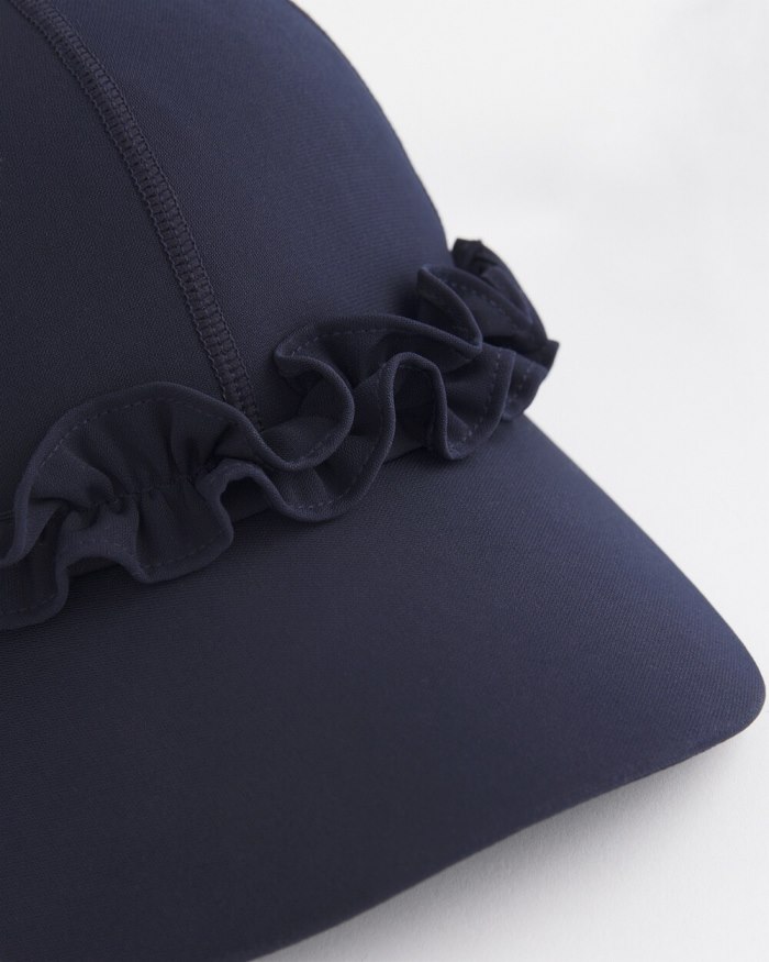 Women's Neema UPF Ruffle Baseball Cap - Classic Navy