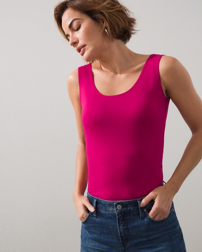 Women's Microfiber Tank - Very Cherry - Click Image to Close