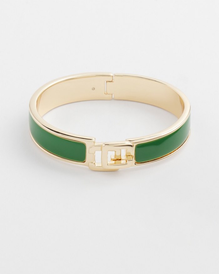 Women's Green Chico's Click Bangle - Verdant Green