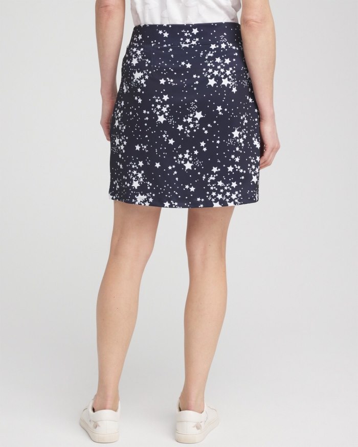 Women's Zenergy UPF Knit Stars Skort - Classic Navy