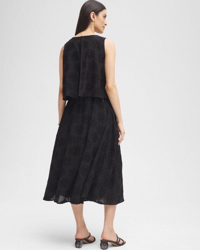 Women's Black Label Layered Popover Dress - Black