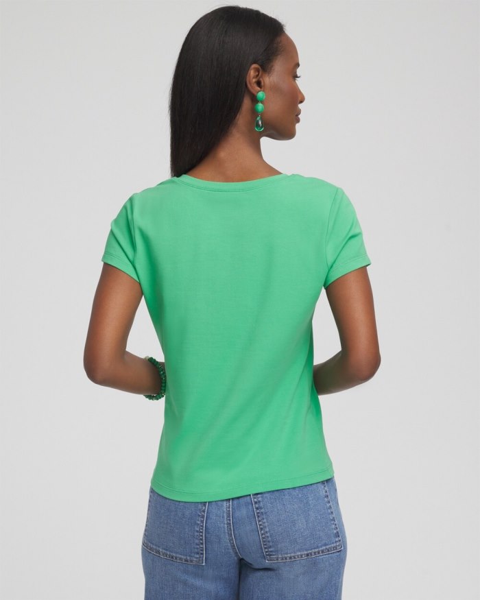 Women's V-neck Perfect Tee - Watermelon Punch